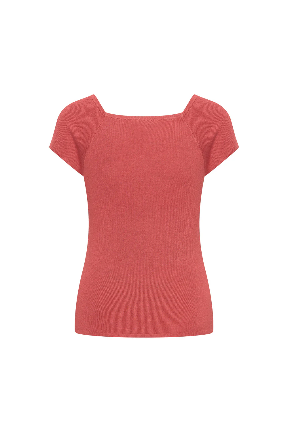 Bamboe viscose top met vierkante hals - Image 19