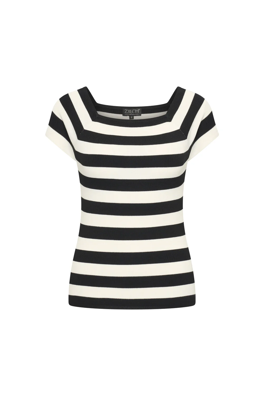 Bamboe viscose top met vierkante hals - Image 3