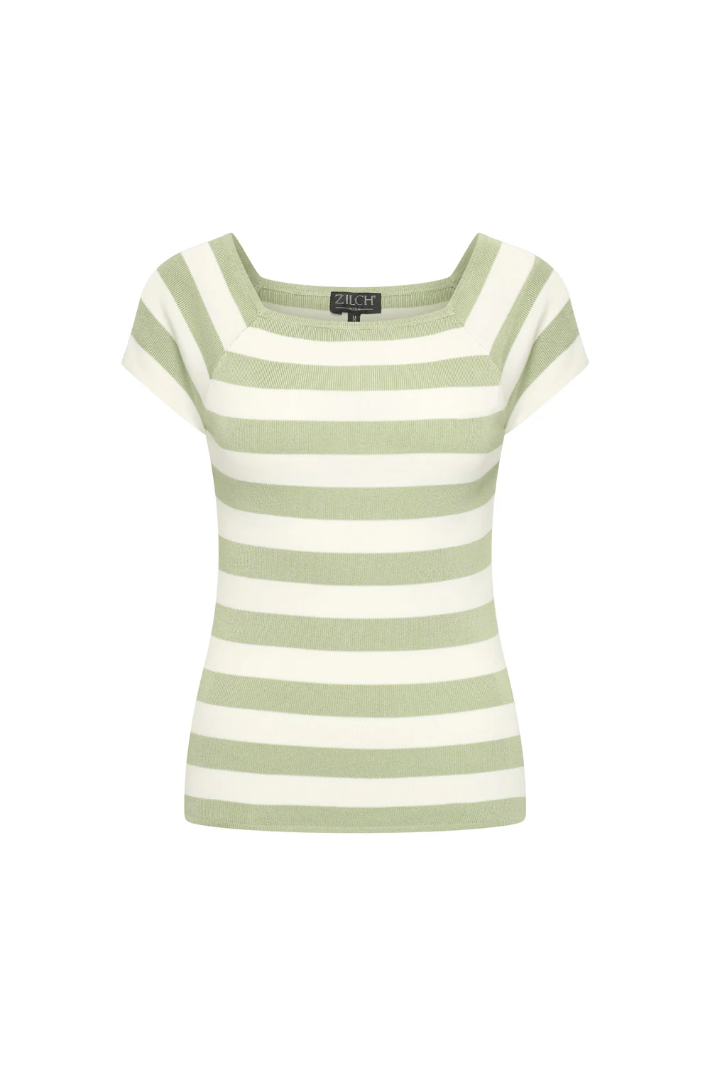 Bamboe viscose top met vierkante hals - Image 9