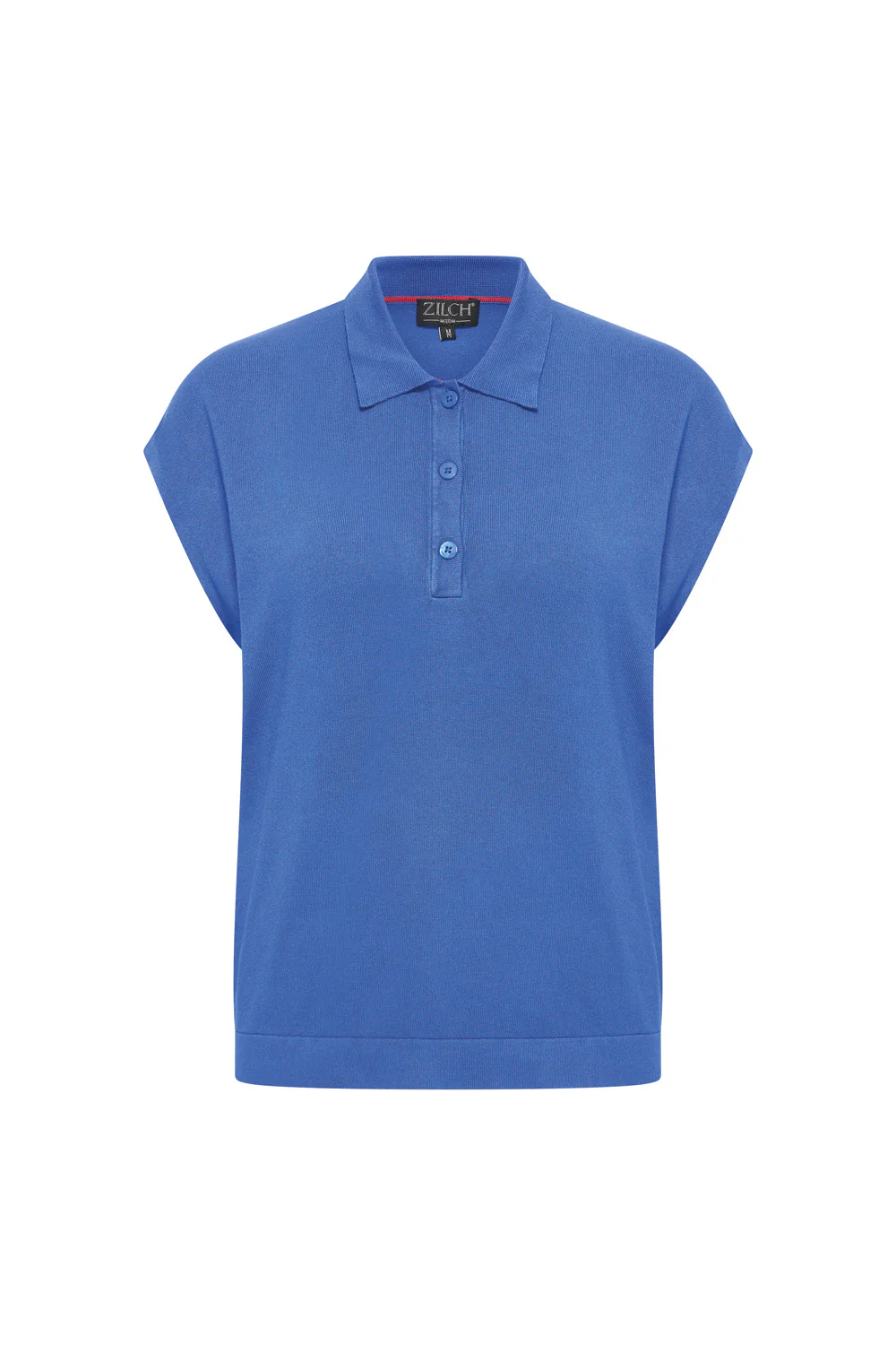bamboe viscose top met polo kraagje en kapmouwtje - Image 22