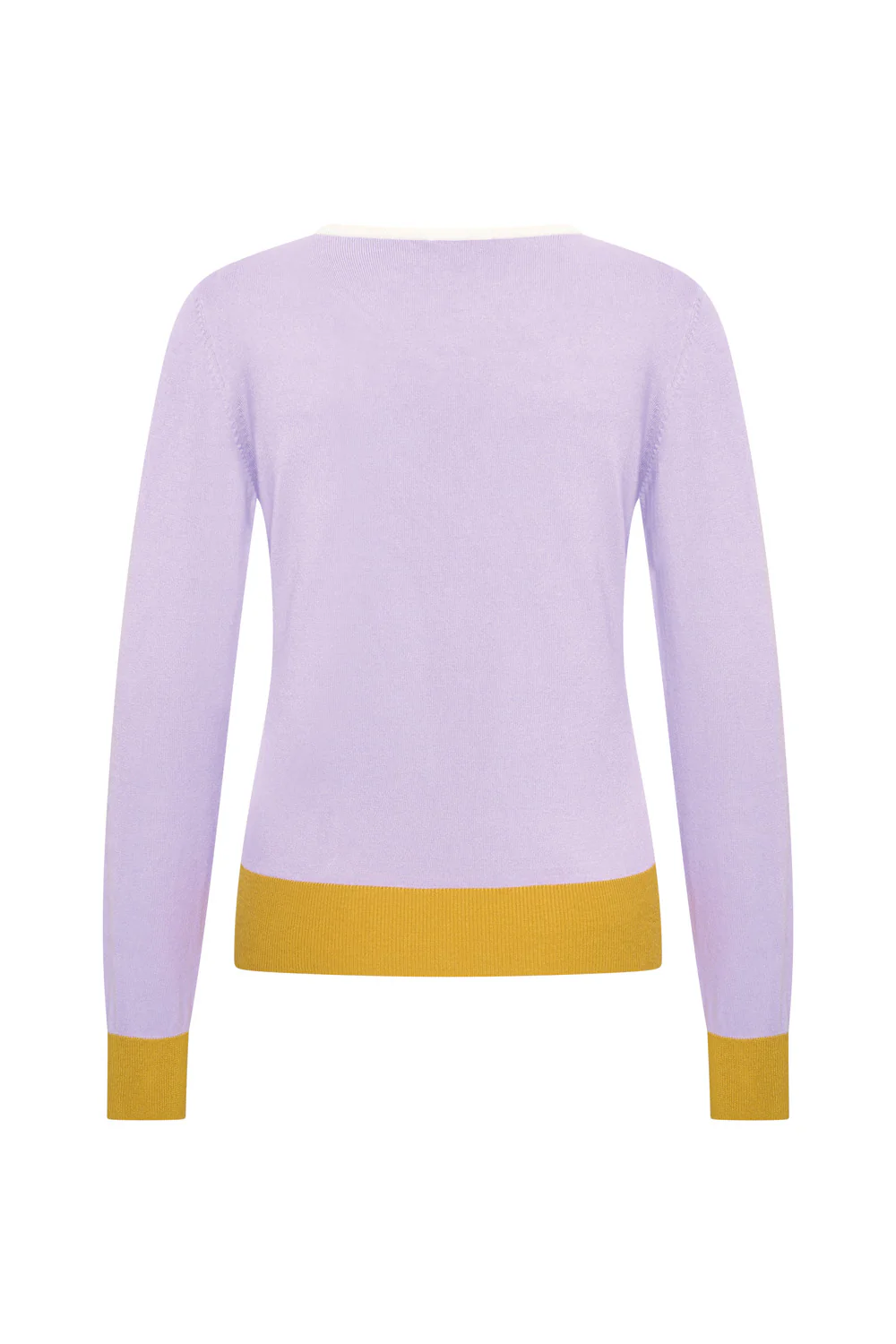 Meerkleurig basisvest van bamboe viscose met ronde hals - Image 6