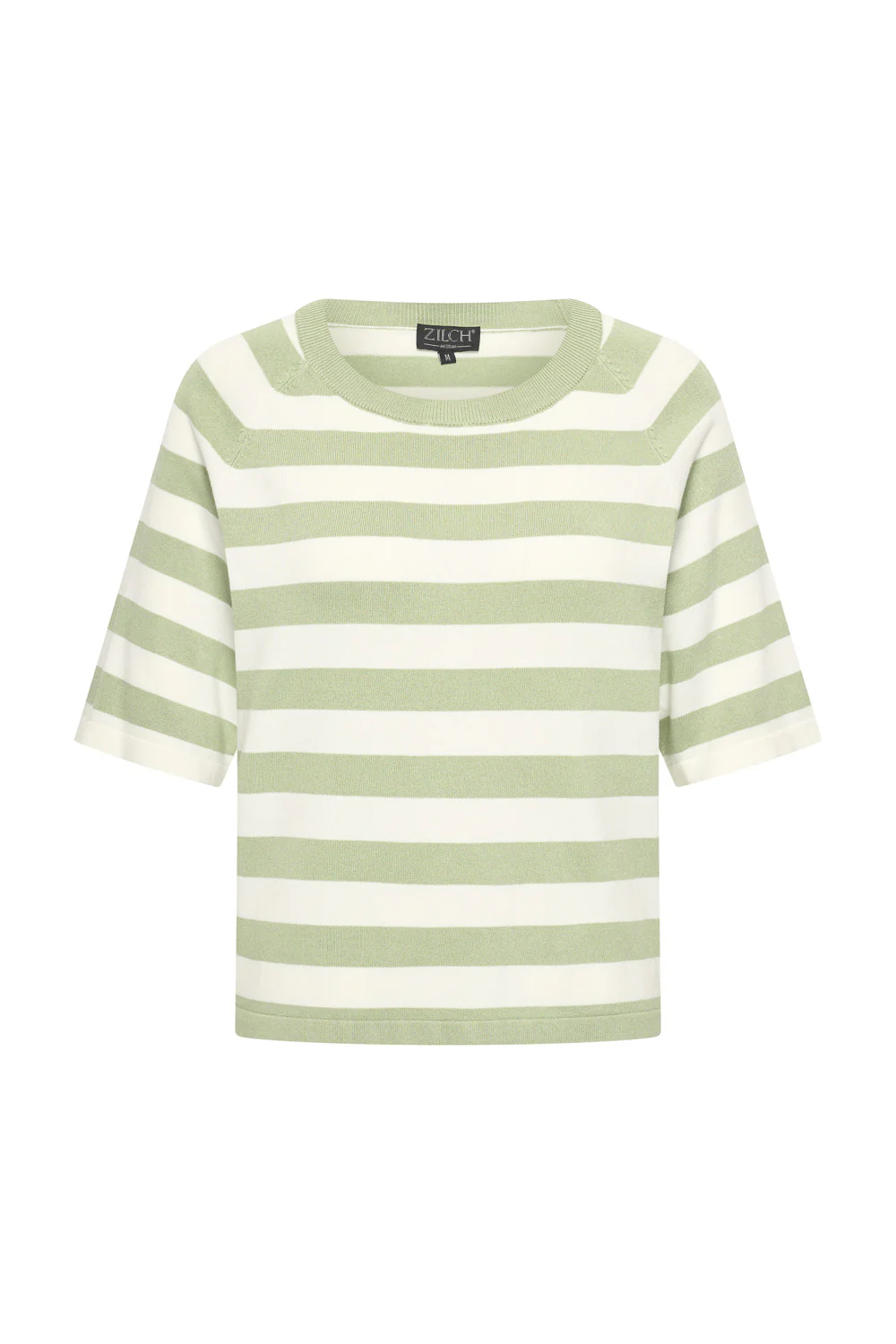 Gestreepte top met ronde hals van bamboe viscose - Image 3