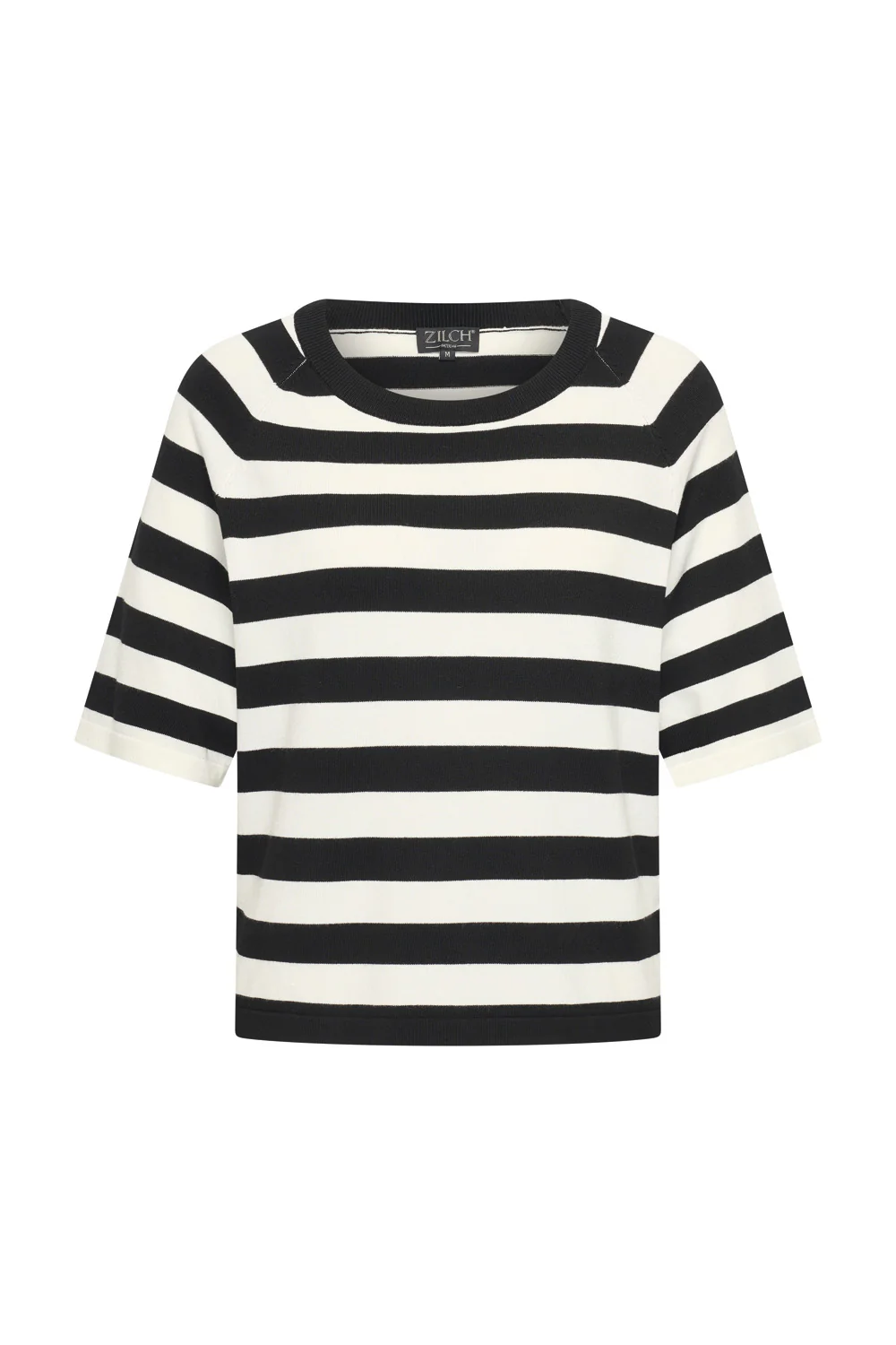 Gestreepte top met ronde hals van bamboe viscose - Image 5