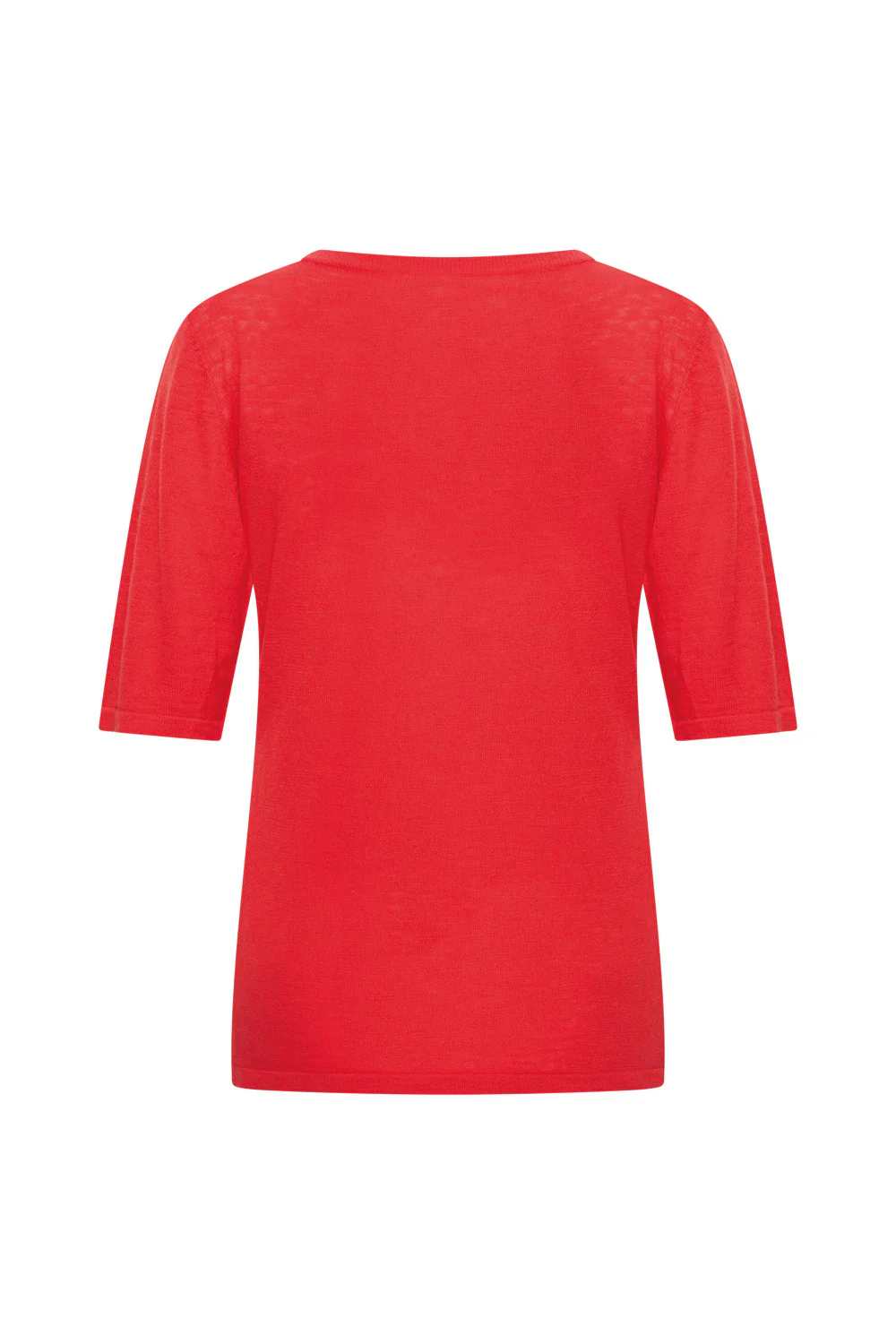 Gebreide katoenen top met V-hals - Image 3