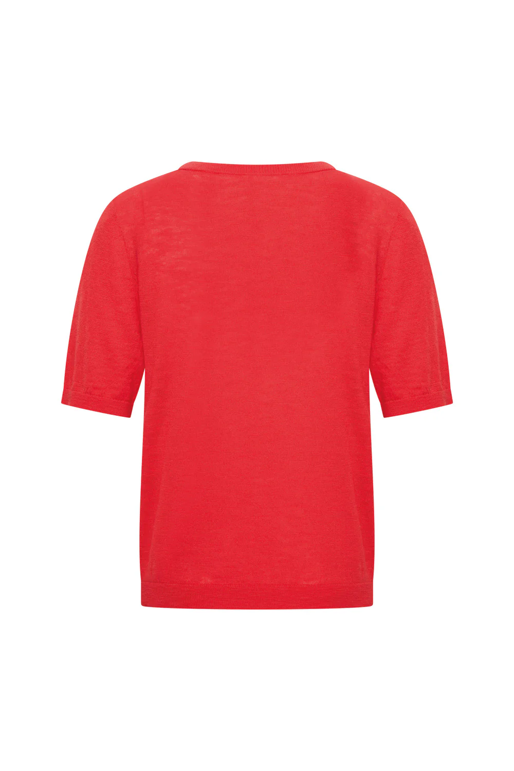 Gebreid katoenen shirt met ronde hals - Image 6