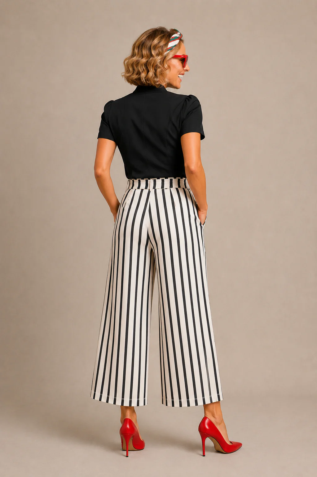 Soepele blouse met kapmouw van eco-vriendelijke viscose - Image 4