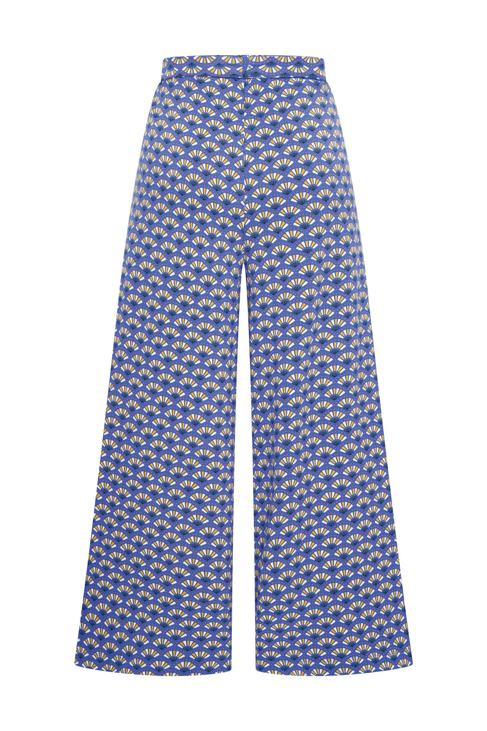 Soepele broek met wijde pijpen van ecovero viscose - Image 8