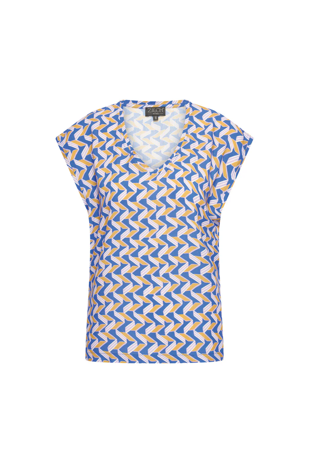 Losvallende ecovero viscose top met v-hals - Image 5