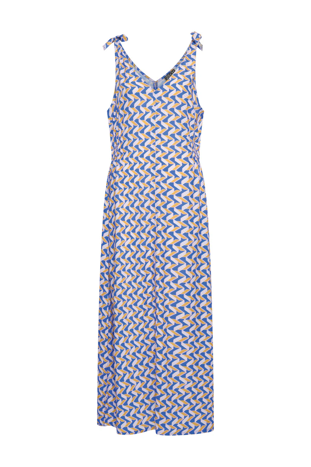 Lange, soepele, EcoVero viscose jurk met print - Image 6