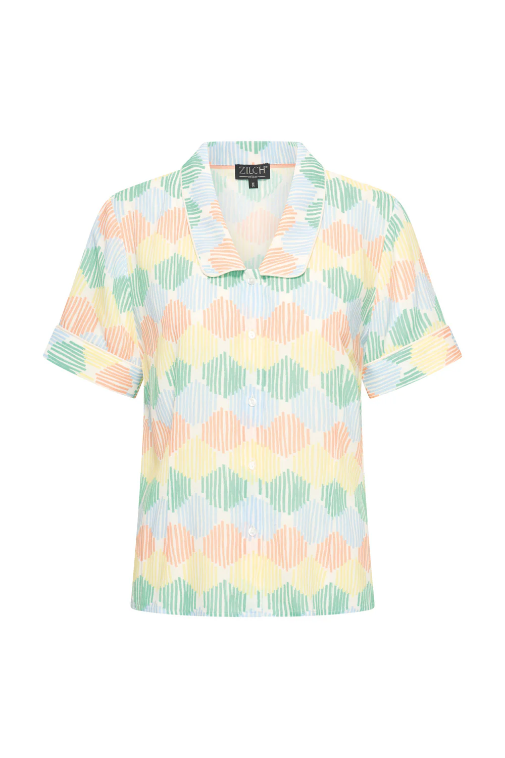 Chiffon blouse met kraagje