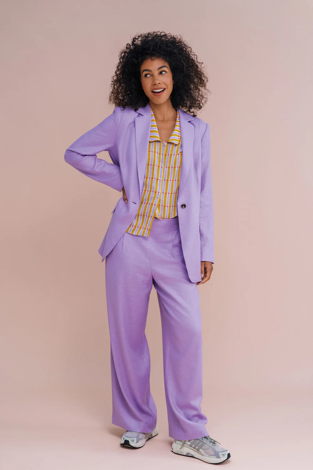 Broek met wijde pijpen