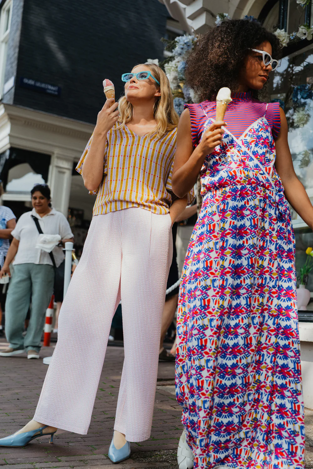Luchtige seersucker pantalon - Image 7