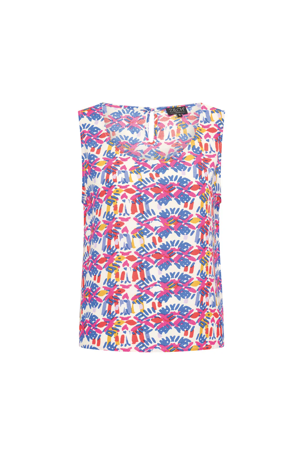 Luchtige, los vallende, mouwloze top van 100% viscose