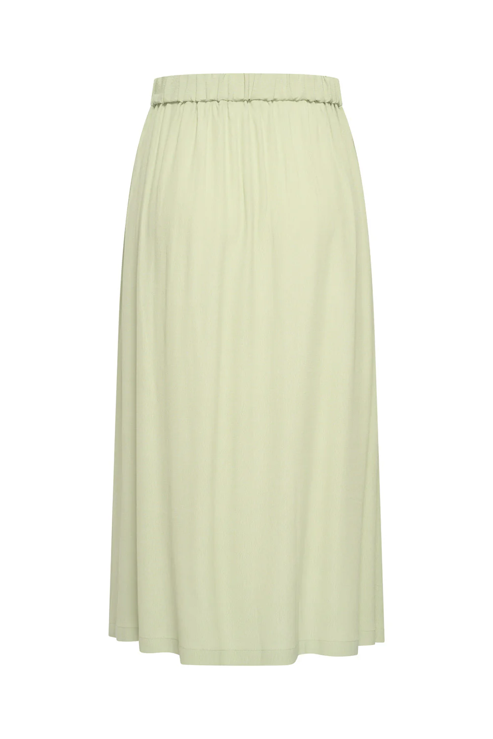 Geplooide, stijlvolle midi rok van viscose crêpe - Image 4
