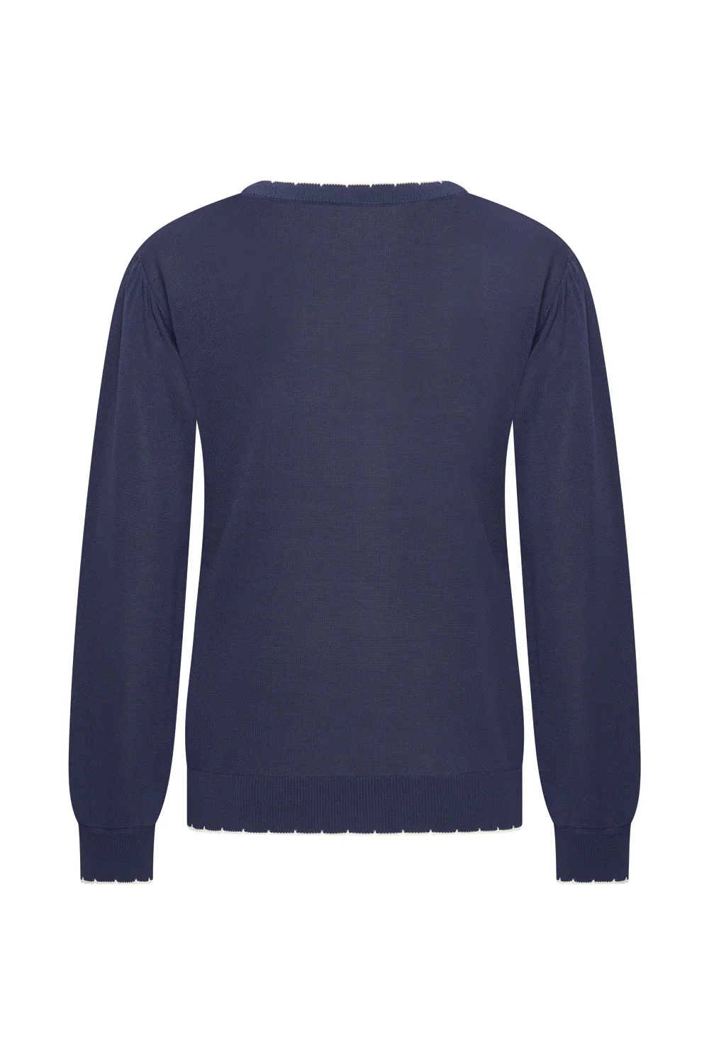 Zomers vestje met lange mouwen van luchtige viscose breisel - Image 6